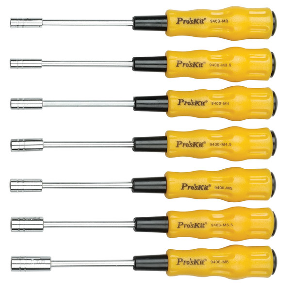 Pro'sKit 1PK-9402 7-Piece Hex Nut Driver Set