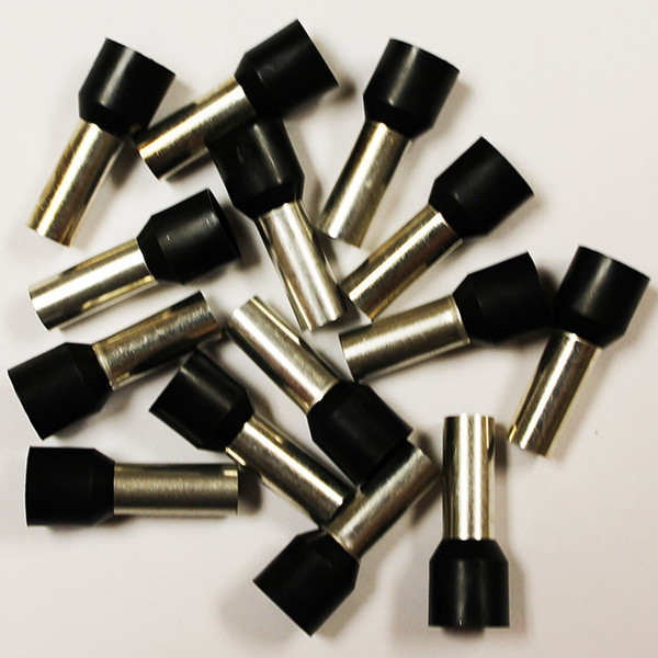 Eclipse 701-133 Black AWG 4 18mm Barrel Wire Ferrule, 50 Pack