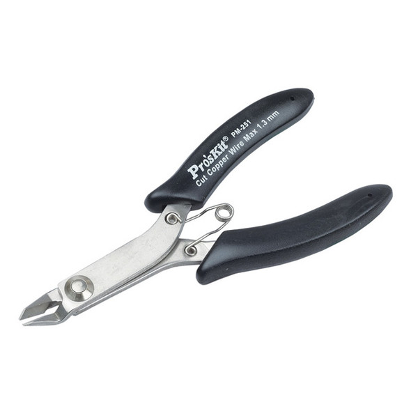 Pro'sKit PM-251 Long-Nosed Slim Full-Flush Cutters
