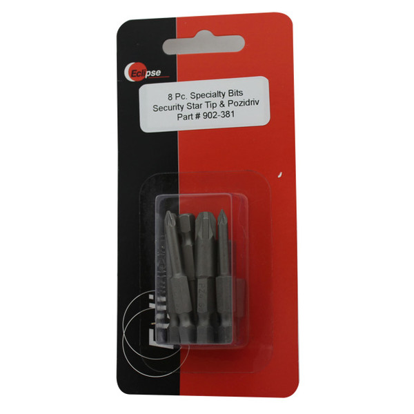 Eclipse 902-381 8-Piece Assortment Pack Specialty Bit Set