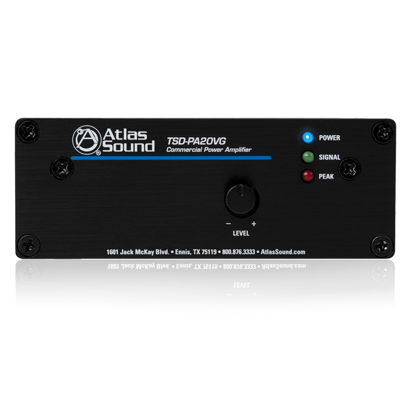Atlas TSD-PA20VG 20W Mono 4/25V/70.7V/100V Power Amplifier