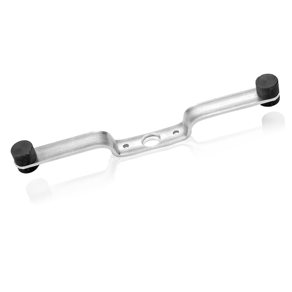 Atlas TM-1 Clip Mounting Twin Chrome Microphone Mount