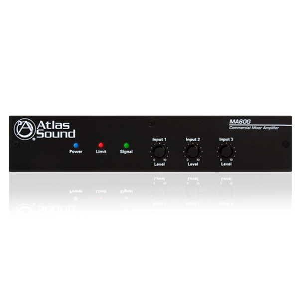 Atlas MA60G 3-Input, 60-Watt Mixer Amplifier