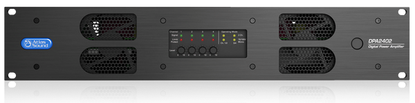 Atlas DPA2402 2400-Watt Networkable Multi-Channel Power Amplifier