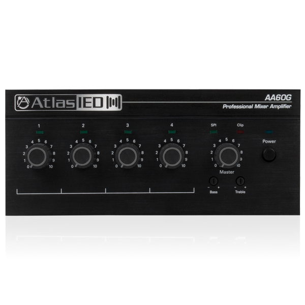 Atlas AA60G 4-Input, 60-Watt Mixer Amplifier