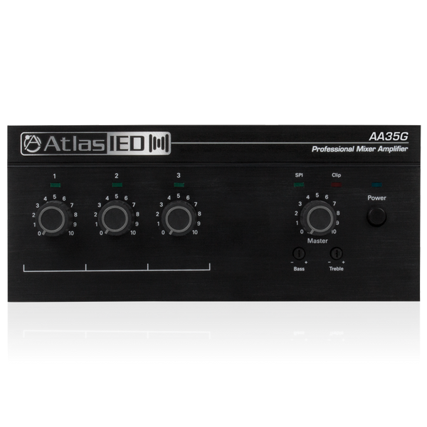 Atlas AA35G 3-Input, 35-Watt Mixer Amplifier