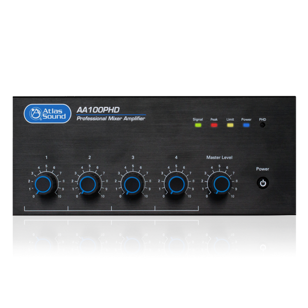 Atlas AA100PHD 4-Input, 100-Watt Mixer Amplifier