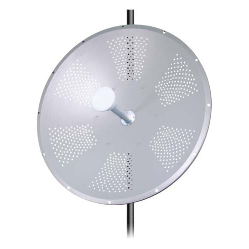 L-Com HG4958DP-34D 4.9-5.8 GHz 34 dBi Dual Polarity/X-Polarity MIMO Dish Antenna