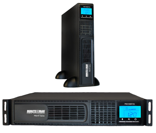 MinuteMan PRO1000RT2U 1000VA 8-Outlet Line-Interactive UPS