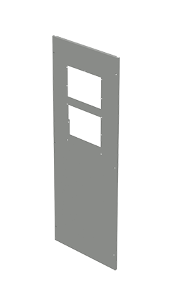 Hoffman PSS208ACG Proline Type 12 Gray A/C Cutout Side