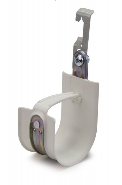Platinum Tools HPH64W-25 4" Snap-Lock Batwing HPH White J-Hooks, 25 Pack