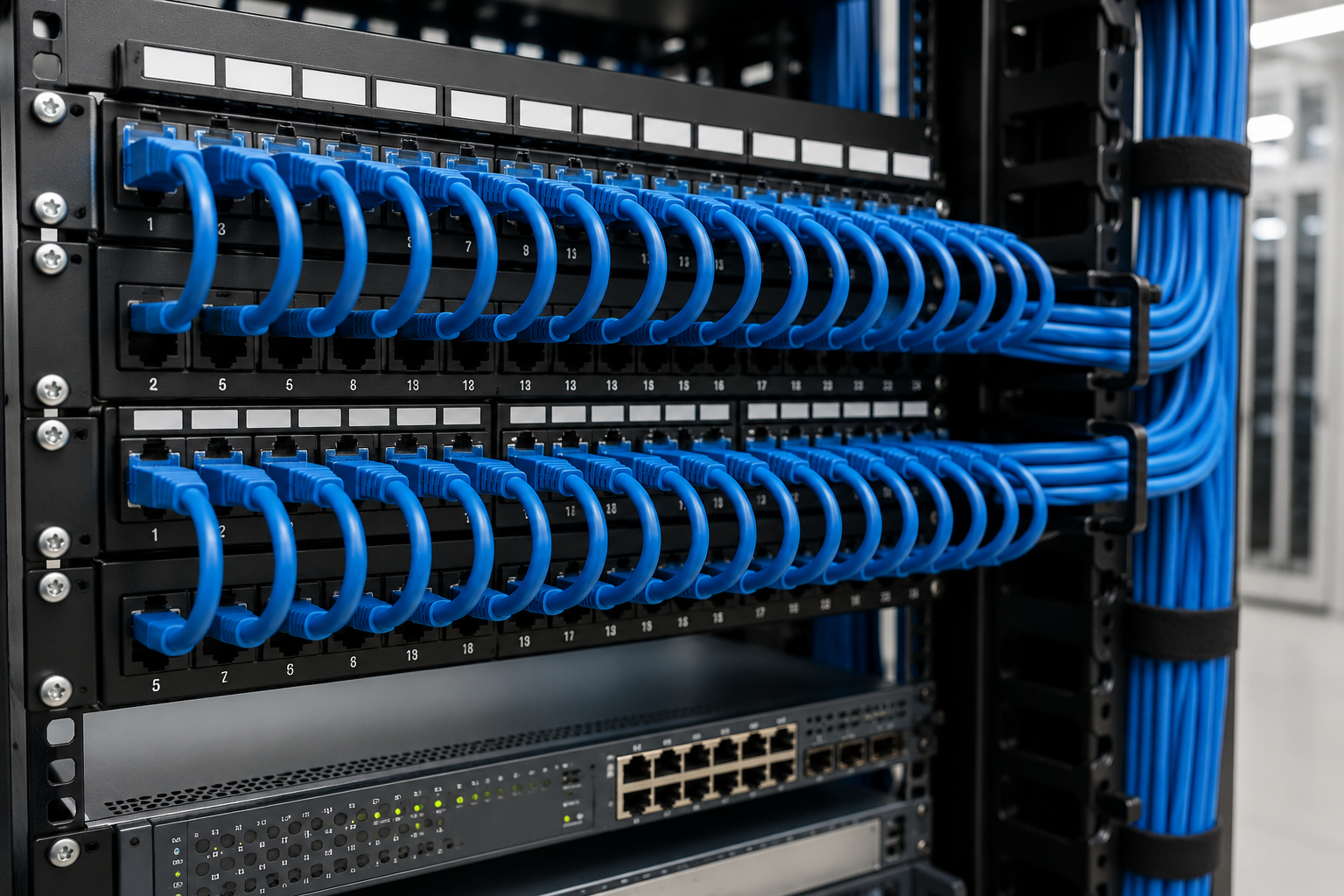 Structured cabling and commercial network installation