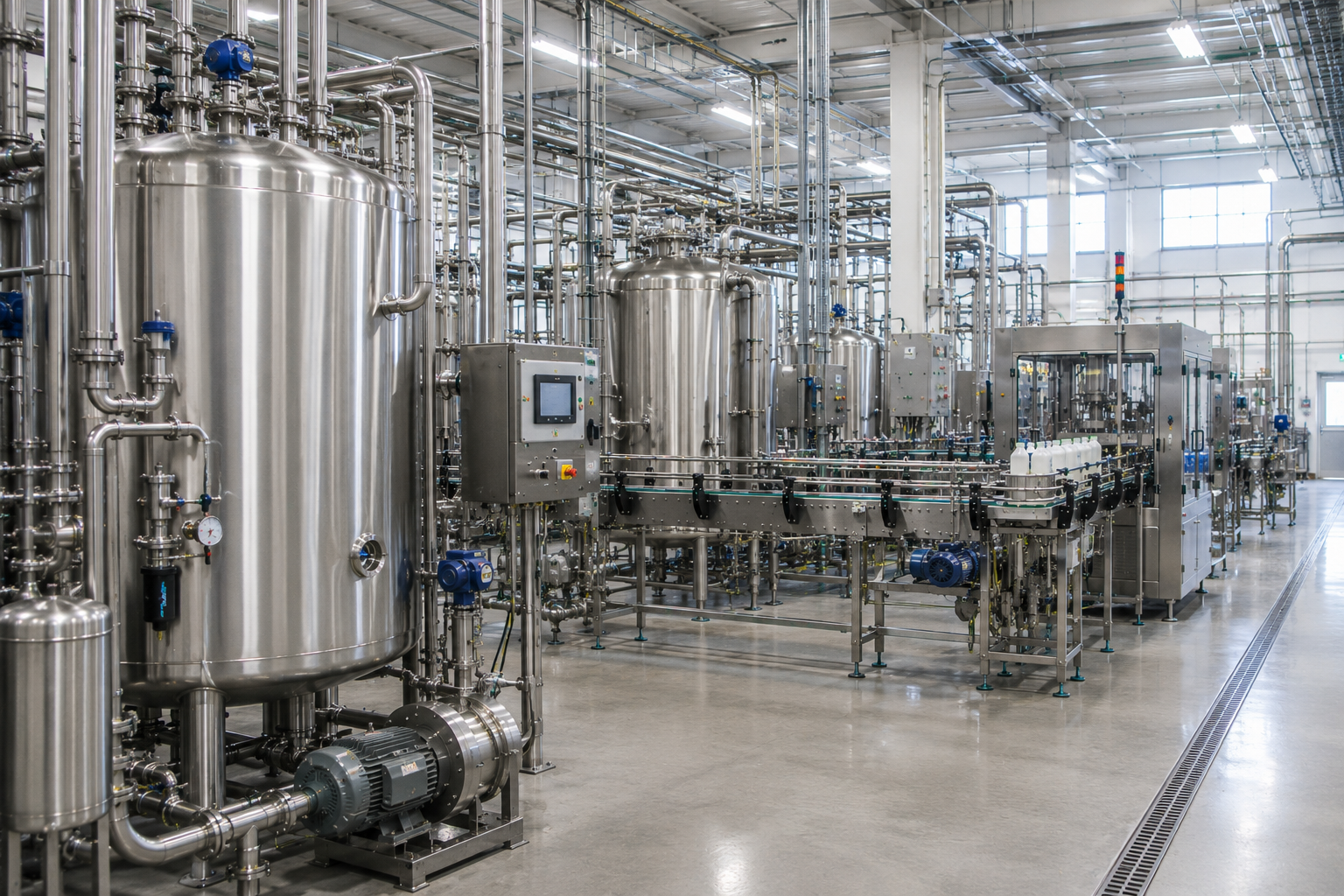 Food and beverage production facility