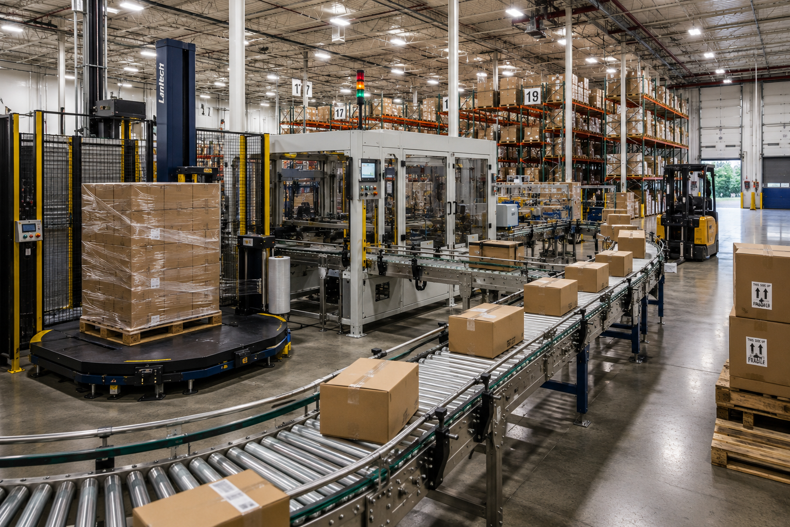 Automated packaging and material handling system