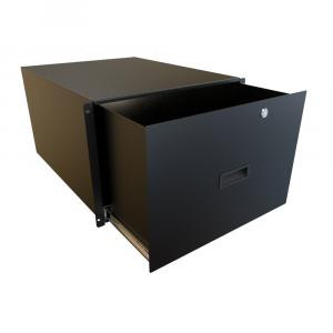 Hammond Manufacturing RDRW1901222BK1 Rack Mount Locking Storage Drawer ...