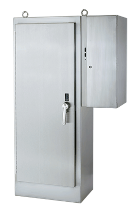 Hoffman A84XD7818SSFTCLP Type 4X Stainless Steel SEQUESTR 2 Door ...