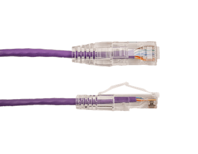 Vertical Cable 077-2051/5PR 5Ft. Purple Cat6A Slim Patch Cord ...