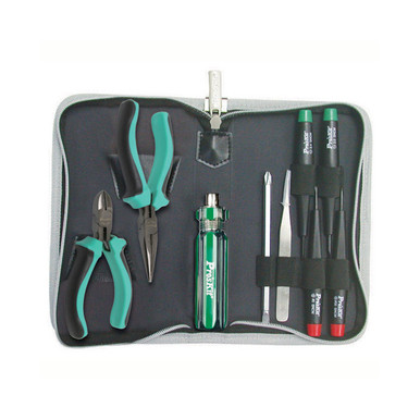 Pro'sKit 902-121 9-Piece Compact Tool Kit | Southern Electronics