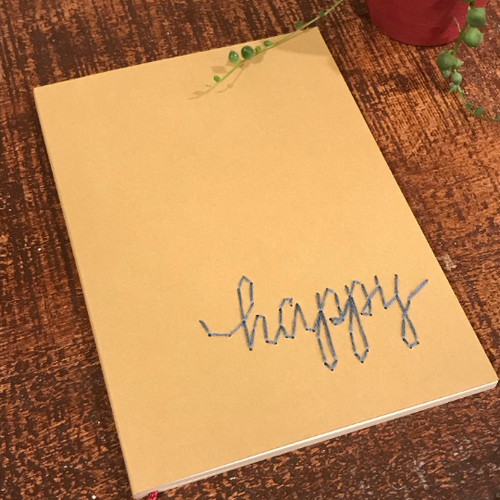 Happy Blank Notebook