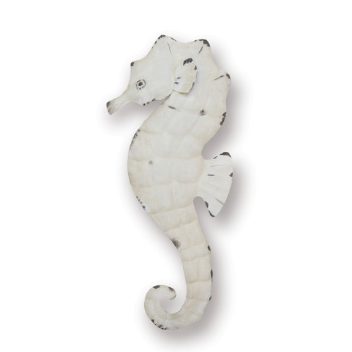 METAL WALL SEAHORSE IN RUSTIC FINISH CA041