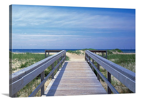 Gulf Coast Beachwalk Canvas Wrap - David Lawrence Photography