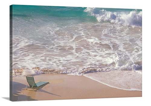 Chair with a View Canvas Wrap - David Lawrence Photography