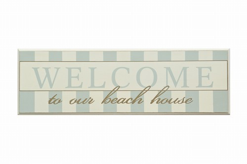 Welcome to Our Beach House Wall Sign