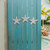 Hand Carved Wooden Starfish Triple Hook CW065
