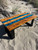 Coffee Table Teak Wood and Blue Shell in Resin CTF-01-BSR