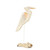 Heron Large On Base - Soft Nat C144