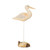 Shorebird Tall on Base - Soft Nat C145