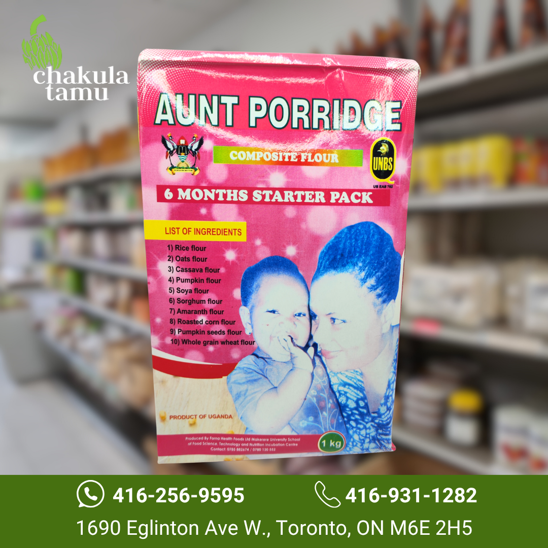 Aunt Porridge Composite Flour Baby 1kg Chakula Tamu