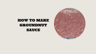 Recipe: Groundnut sauce