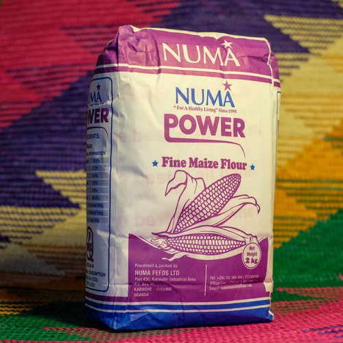 Maize flour, extracted from maize grain can be used to make Ugandan Posho, as well as Kenyan & Tanzanian Ugali.