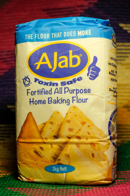 Ajab Baking Flour is 100% all purpose wheat flour great for baking and making chapatis, mandazis, and other East African favorites. Origin: Kenya