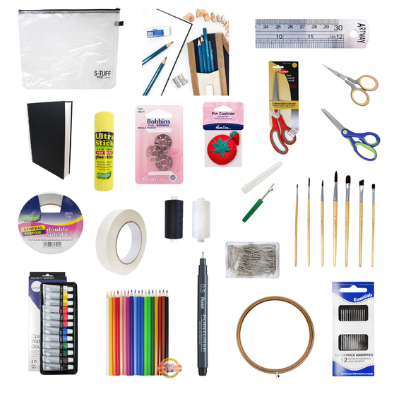 Strode College Textiles A Level Kit
