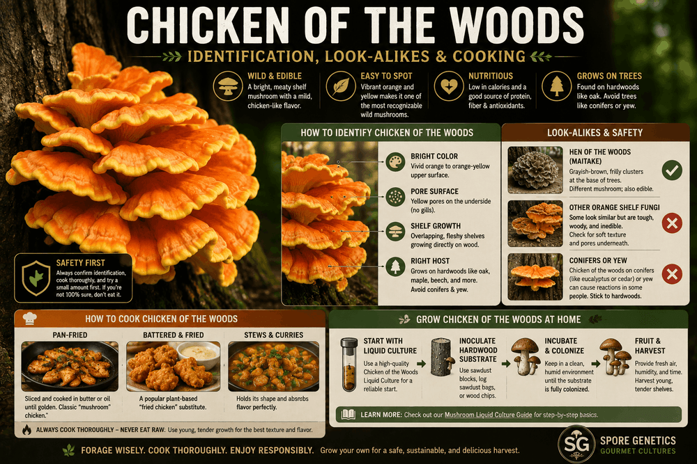 Chicken of the Woods: ID, Look-Alikes & Cooking
