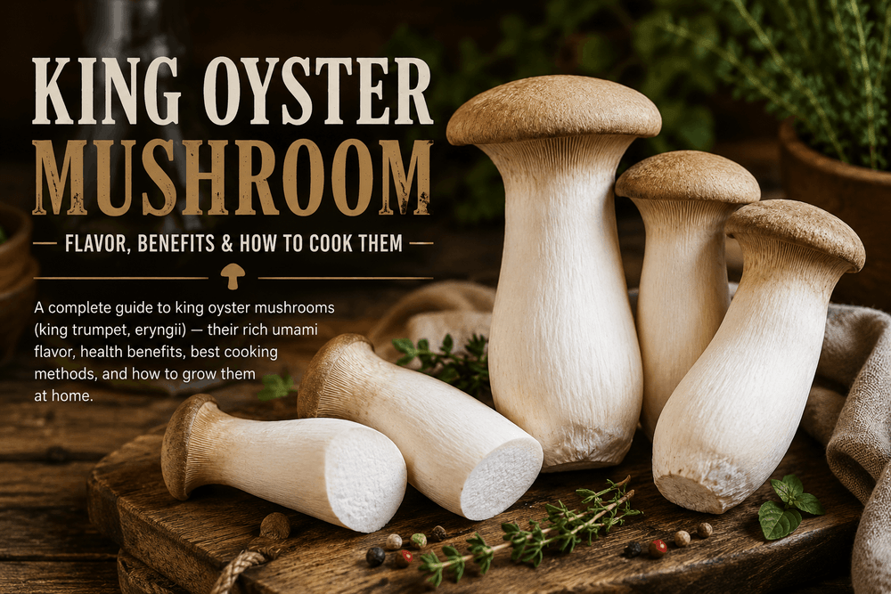 King Oyster Mushroom: Flavor, Benefits & How to Cook