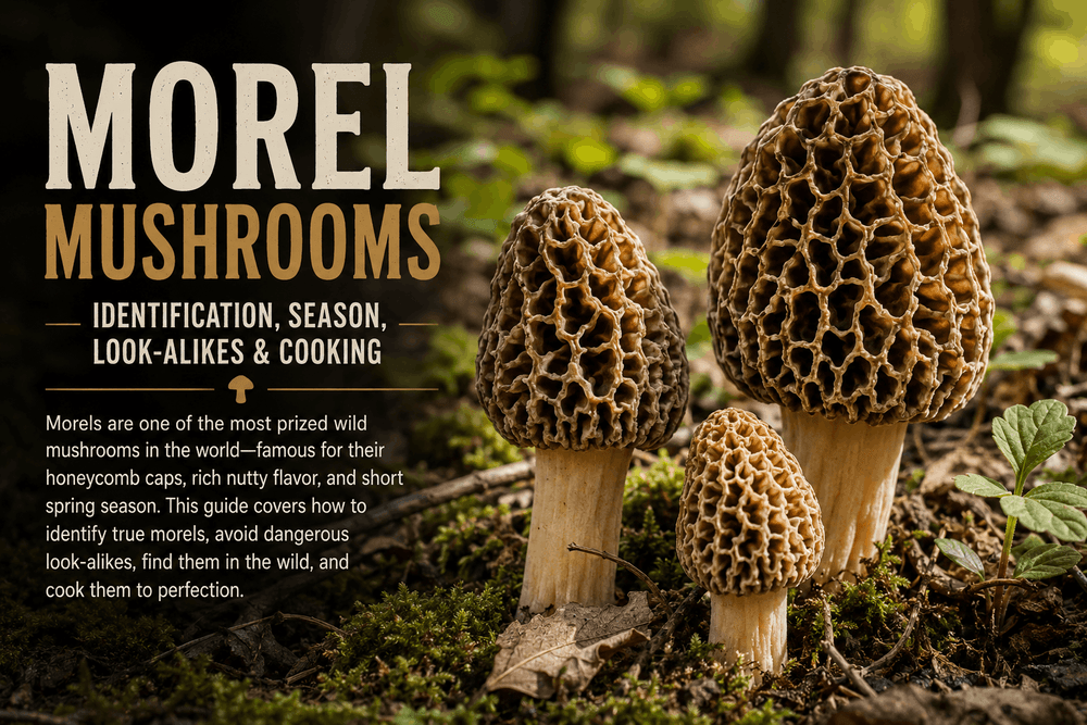 Morel Mushrooms: ID, Season, Look-Alikes & Cooking