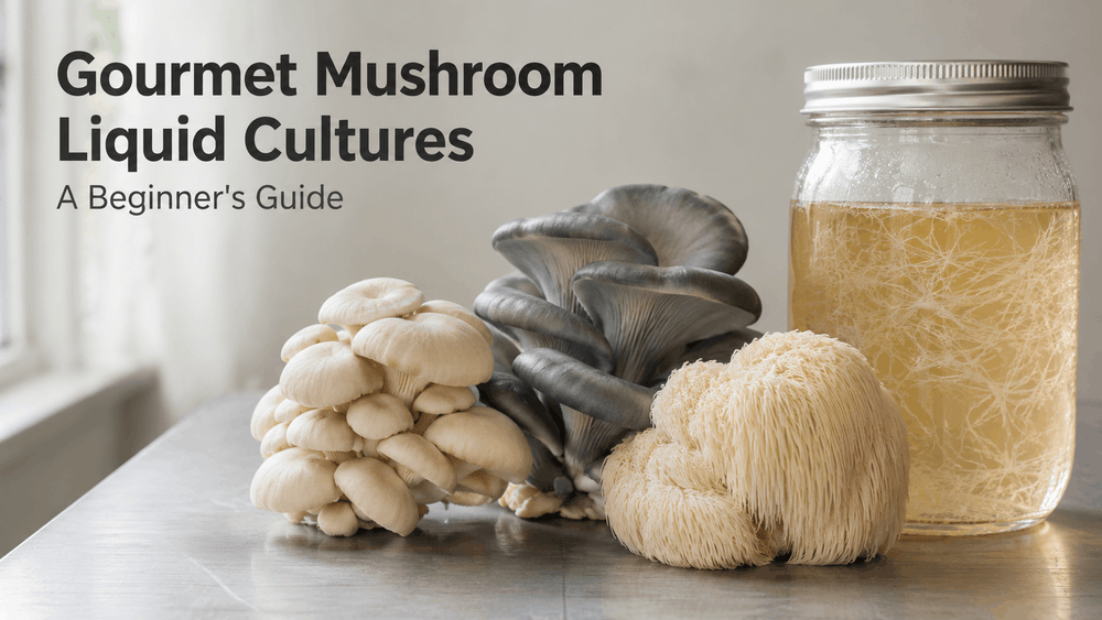 Gourmet Mushroom Liquid Cultures: A Beginner's Guide
