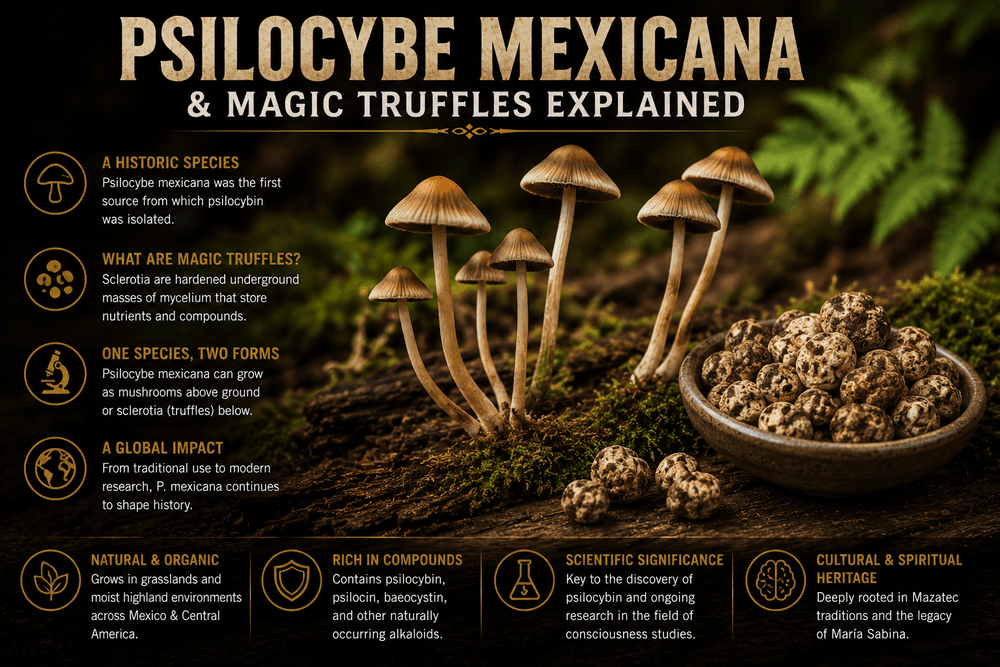 Psilocybe Mexicana & Magic Truffles Explained