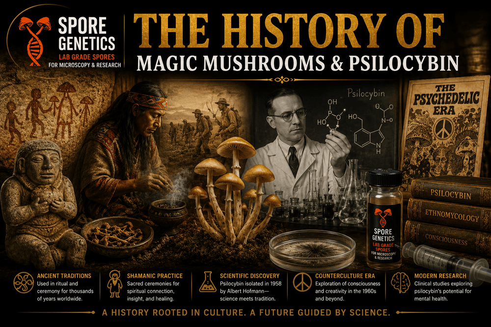 The History of Magic Mushrooms & Psilocybin