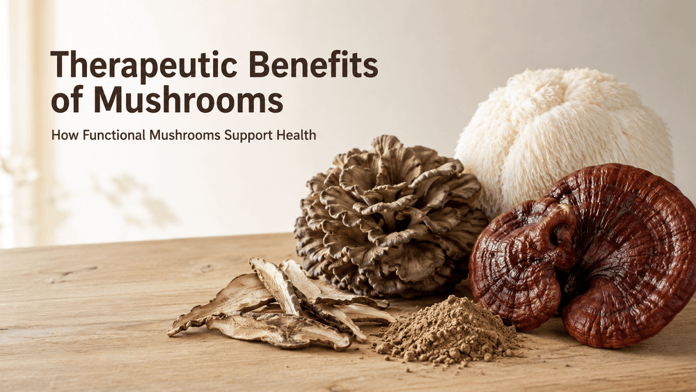 The Therapeutic Benefits of Mushrooms: How Functional Mushrooms Support Health