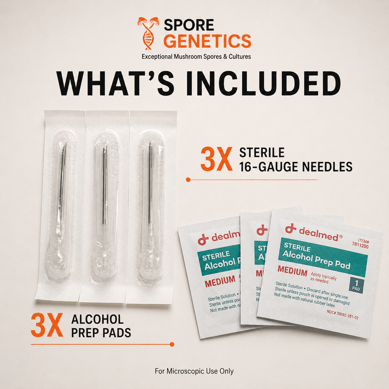 Albino PE Cubensis Trinity Spore Syringes | Spore Genetics