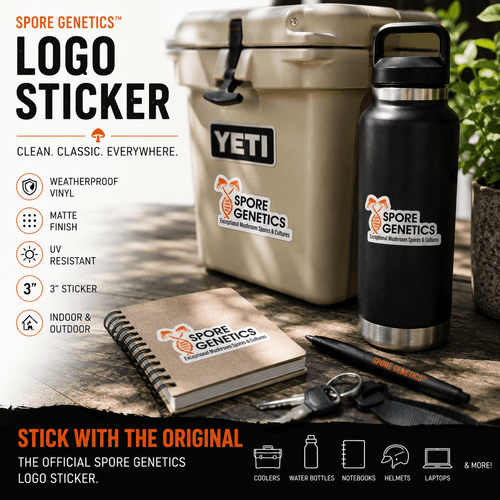 Spore Genetics Original Logo Sticker Lifestyle