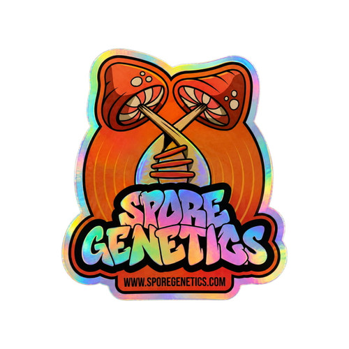 Spore Genetics Holographic Die-Cut Sticker