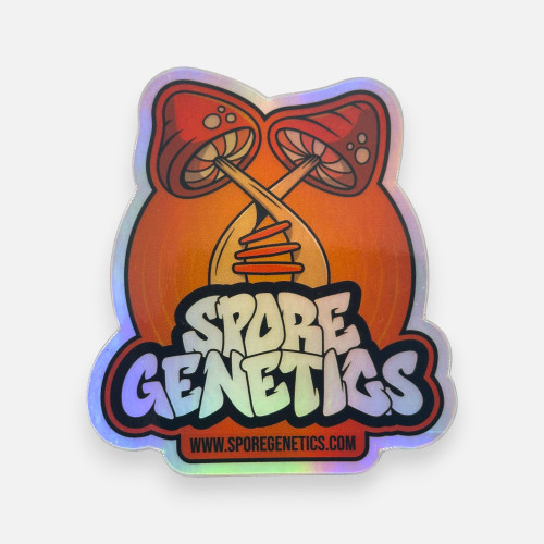 Spore Genetics Holographic Die-Cut Sticker