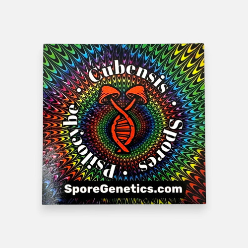 Spore Genetics Psychedelic Trippy Sticker