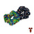 Handmade Mushroom Print Scrunchie Combo Pack