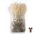 Enoki mushroom side view